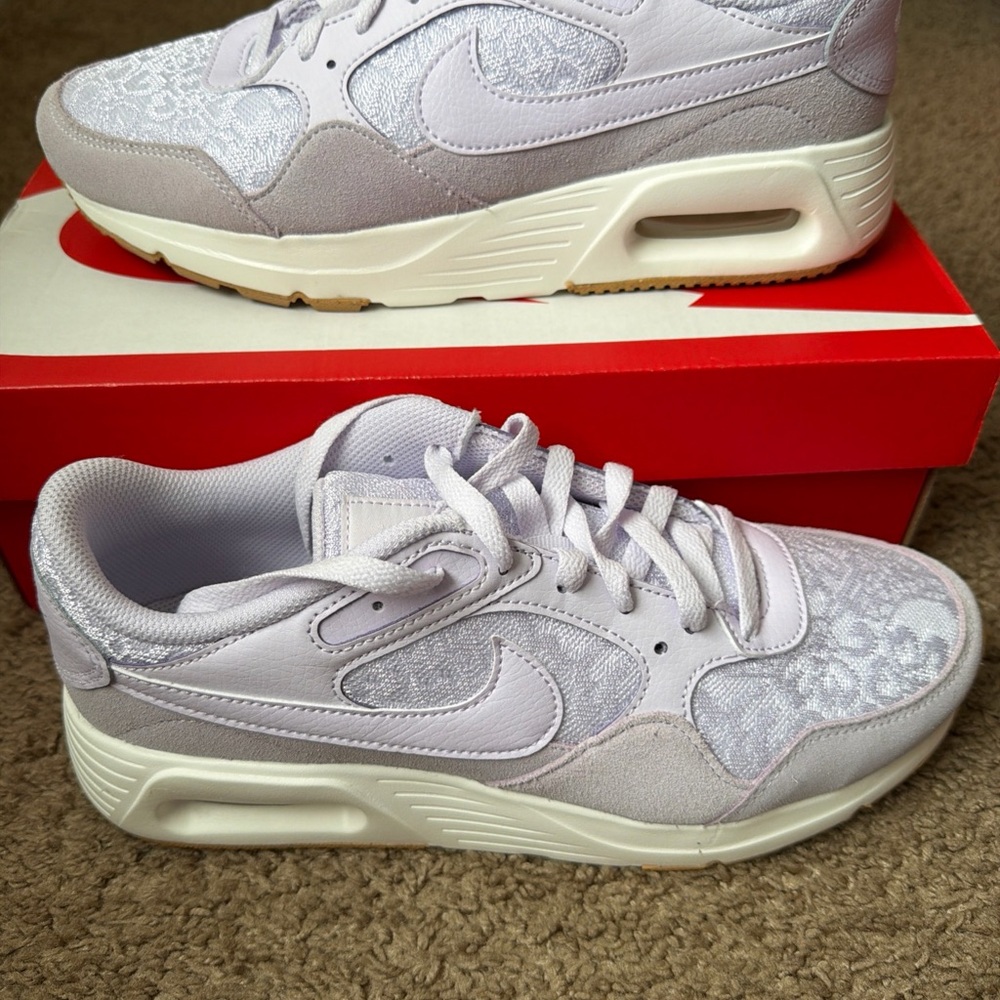 Nike Women's Air Max SC 'Barely Grape/Sail' Sneakers New With Box Size 10